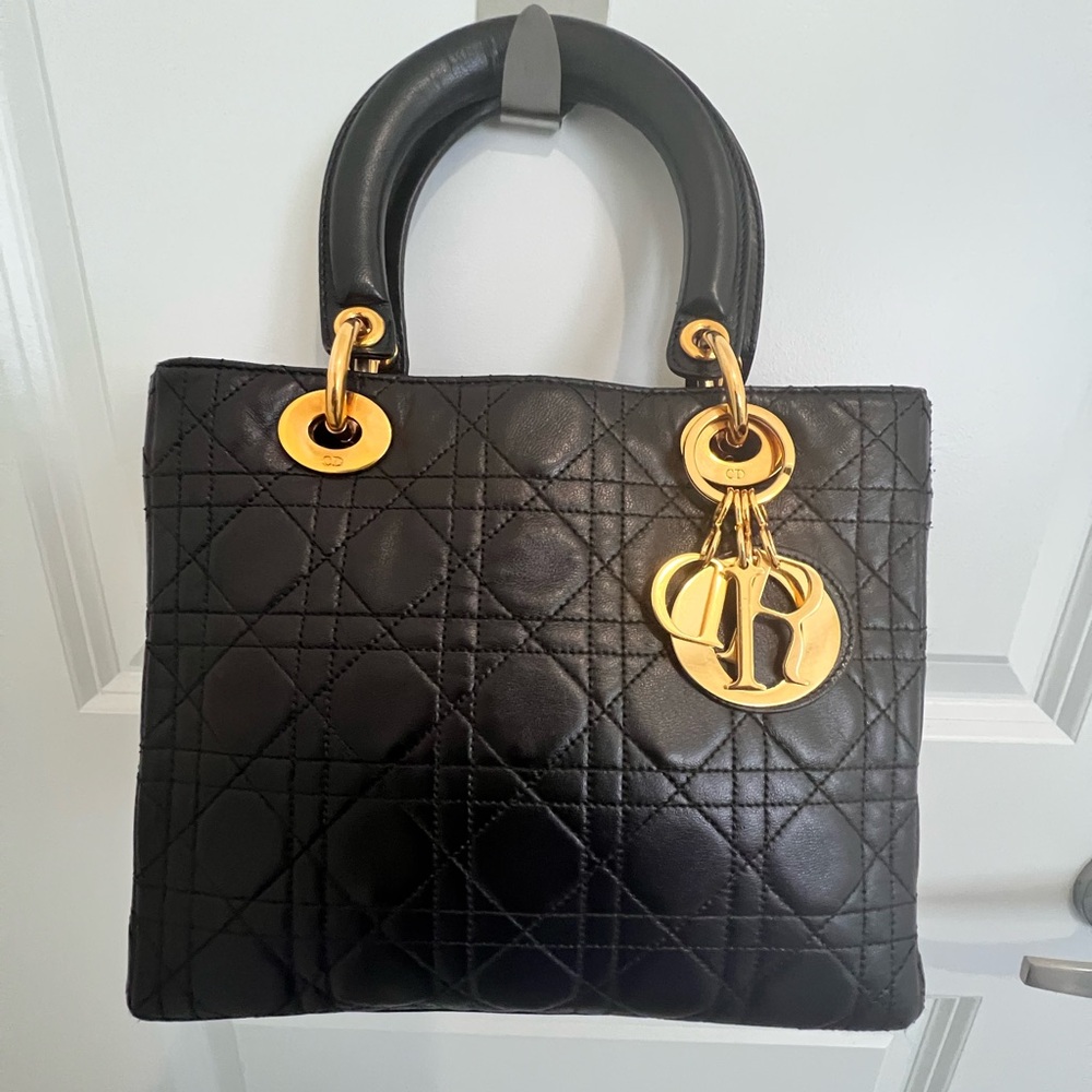 Black Lady Dior  medium Handbag